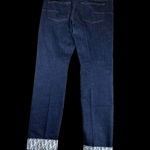 Authentic DIOR Men's Denim Pants w/ Cuff - Size 36 - Picture 2 of 8